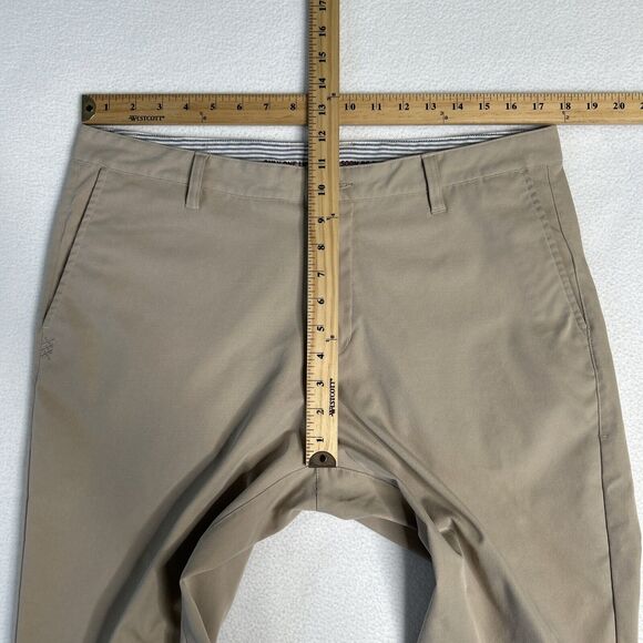 Rhone Men's Size 36X32 Tech Chino Pant Water Repellent Beige 100272 - Picture 6 of 8